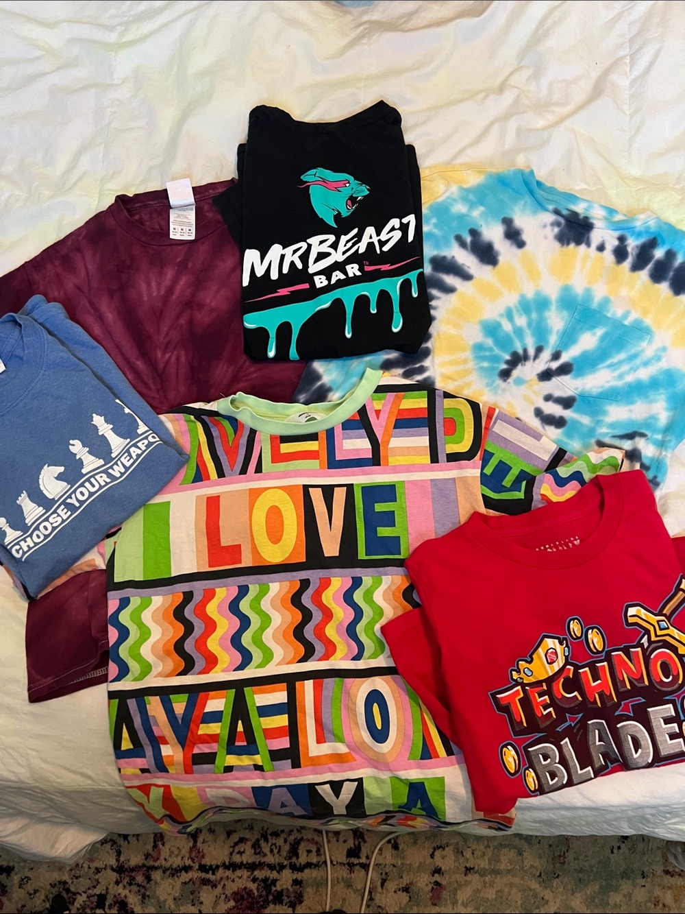 Lot of 6 kids tees